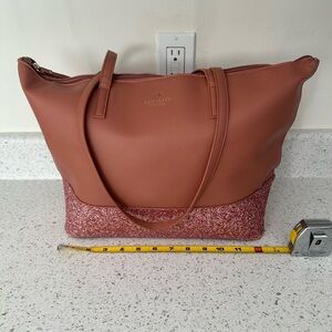 Kate Spade tote bag. Pink and sparkle.